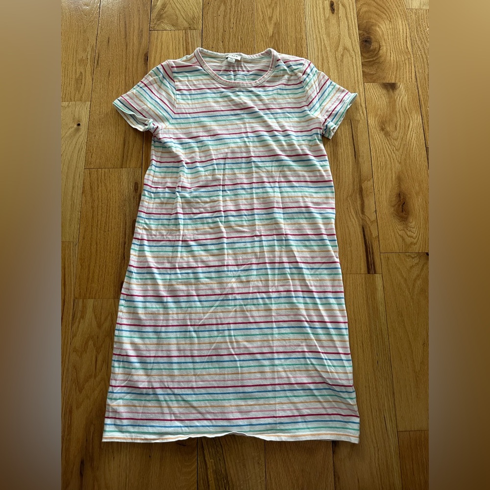 J. Crew Multicolor Striped Mini Dress
